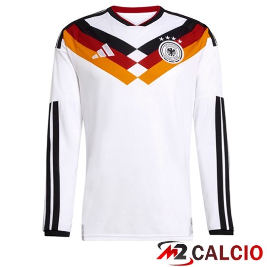 Maglie Calcio Personalizzate,Tute Calcio Squadre,Maglia Nazionale Italiana Calcio | Maglie Calcio Germania Prima Manica Lunga Coppa Del Mondo 2026