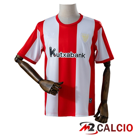 Maglie Calcio Personalizzate,Tute Calcio Squadre,Maglia Nazionale Italiana Calcio | Maglie Calcio Athletic Bilbao Edizione Speciale Rosso/Bianco 2025/2026