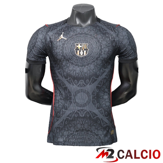 Maglie Calcio Personalizzate,Tute Calcio Squadre,Maglia Nazionale Italiana Calcio | Maglie Calcio FC Barcelone Edizione Speciale Noir 2026/2027