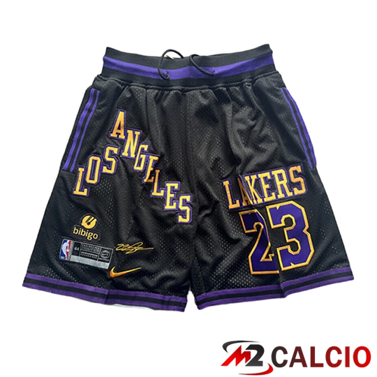 Maglie Calcio Personalizzate,Tute Calcio Squadre,Maglia Nazionale Italiana Calcio | Pantaloncini NBA Los Angeles Lakers Noir/Viola 2026/2027