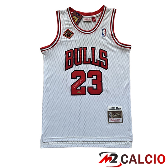 Maglie Calcio Personalizzate,Tute Calcio Squadre,Maglia Nazionale Italiana Calcio | Maglie Chicago Bulls (JORDAN #23) Bianco/Rosso 2026/2027