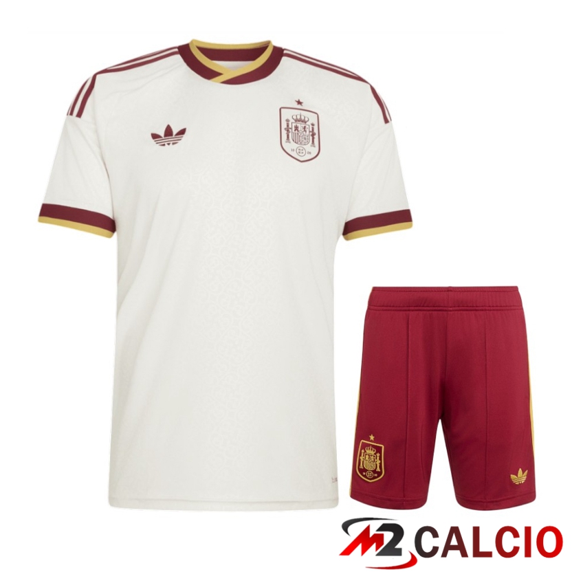 Maglie Calcio Personalizzate,Tute Calcio Squadre,Maglia Nazionale Italiana Calcio | Insieme Maglie Calcio Spagna Seconda + Pantaloncini 2026/2027