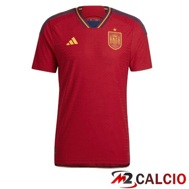 Maglie Calcio Personalizzate,Tute Calcio Squadre,Maglia Nazionale Italiana Calcio | Maglie Calcio Spagna Retro Prima Rosso 2022