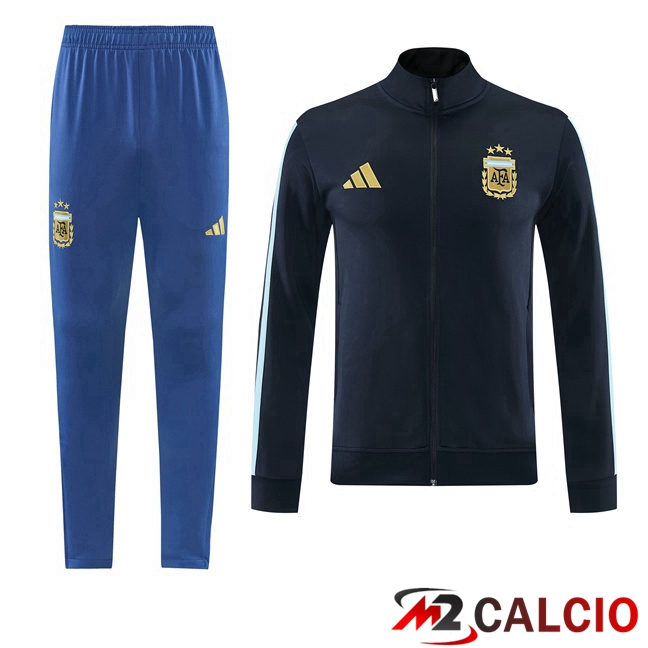 Maglie Calcio Personalizzate,Tute Calcio Squadre,Maglia Nazionale Italiana Calcio | Insieme Tuta Calcio - Giacca Argentina Blu Reale 2026/2027