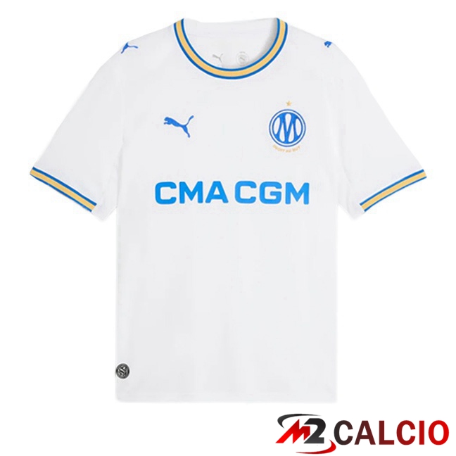 Maglie Calcio Personalizzate,Tute Calcio Squadre,Maglia Nazionale Italiana Calcio | Maglie Calcio Marsiglia OM Prima Bianco 2026/2027