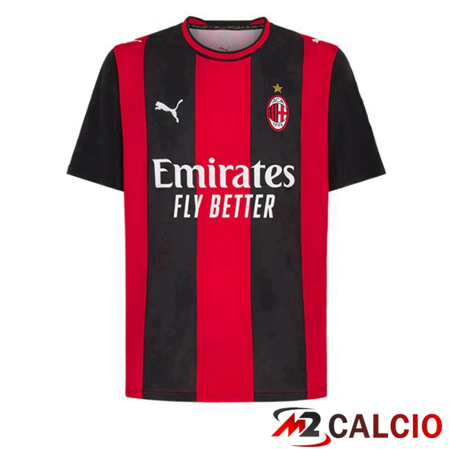 Maglie Calcio Personalizzate,Tute Calcio Squadre,Maglia Nazionale Italiana Calcio | Maglie Calcio AC Milan Prima Rosso Nero 2026/2027