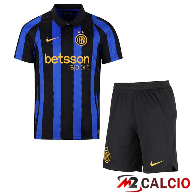Maglie Calcio Personalizzate,Tute Calcio Squadre,Maglia Nazionale Italiana Calcio | Maglie Calcio Inter Milan Bambino Prima Blu Nero 2026/2027