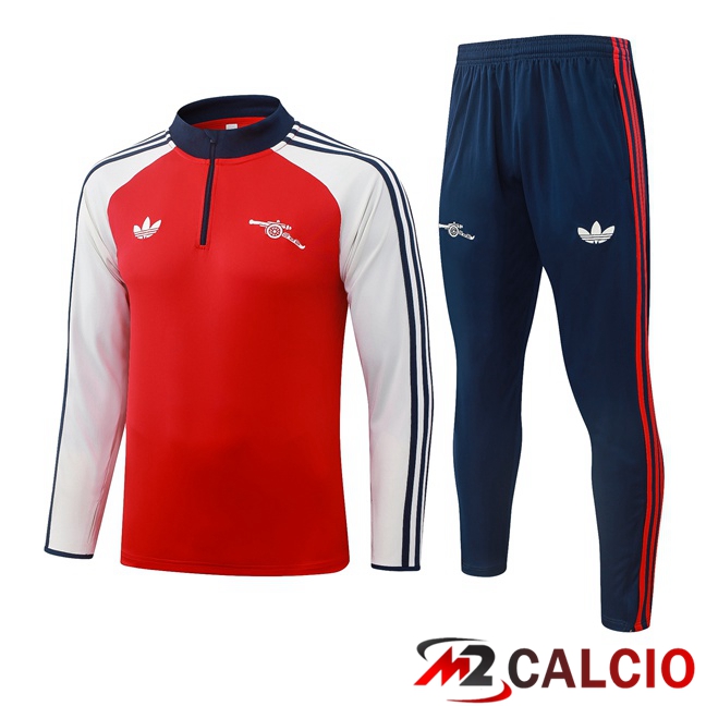 Maglie Calcio Personalizzate,Tute Calcio Squadre,Maglia Nazionale Italiana Calcio | Insieme Tuta Calcio Arsenal Rosso 2026/2027