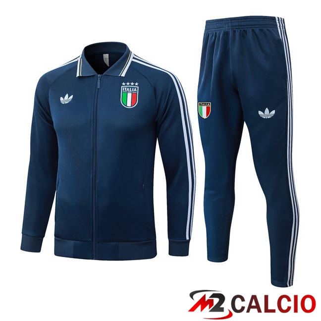 Maglie Calcio Personalizzate,Tute Calcio Squadre,Maglia Nazionale Italiana Calcio | Insieme Tuta Calcio - Giacca Italia Grigio 2026/2027