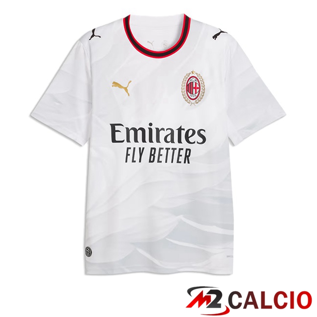 Maglie Calcio Personalizzate,Tute Calcio Squadre,Maglia Nazionale Italiana Calcio | Maglie Calcio AC Milan Seconda Bianco 2026/2027