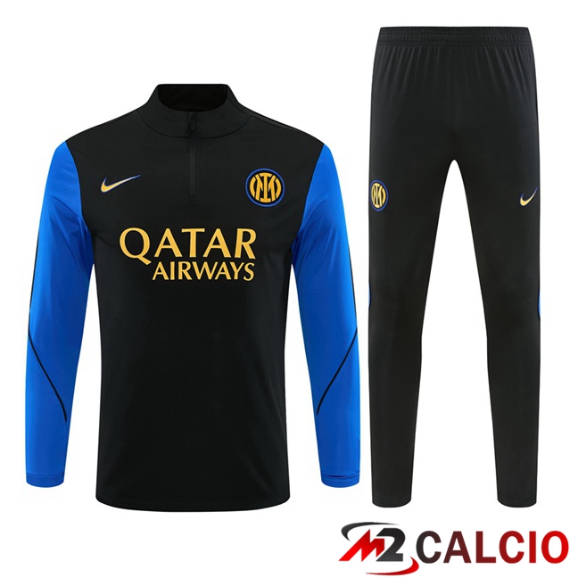 Maglie Calcio Personalizzate,Tute Calcio Squadre,Maglia Nazionale Italiana Calcio | Insieme Tuta Calcio Inter Milan Nero 2026/2027