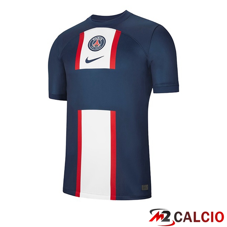 Maglie Calcio Paris PSG Prima Version Fuite Blu Royal 2022/2023