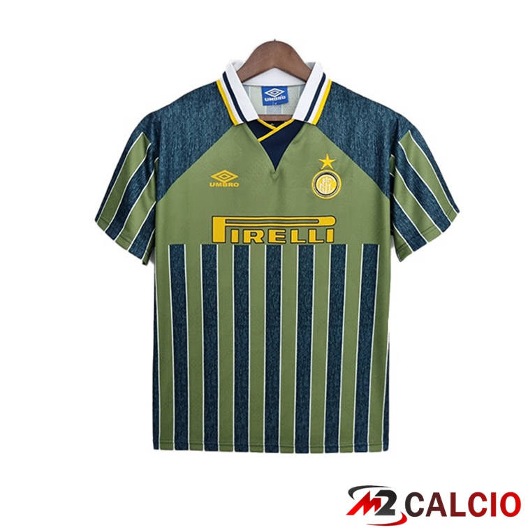 Maglie Calcio Inter Milan Retro Seconda Verde 1995-1996