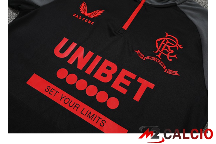 Insieme Tuta Calcio Rangers FC Nero 2021/2022