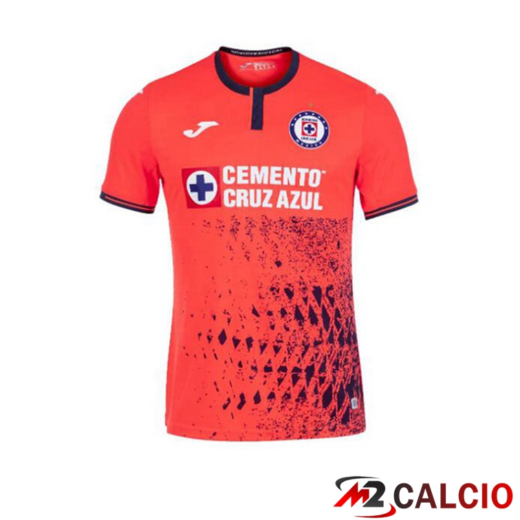 Maglie Calcio Personalizzate,Tute Calcio Squadre,Maglia Nazionale Italiana Calcio | Maglia Cruz Azul Terza Rosso 2021/22