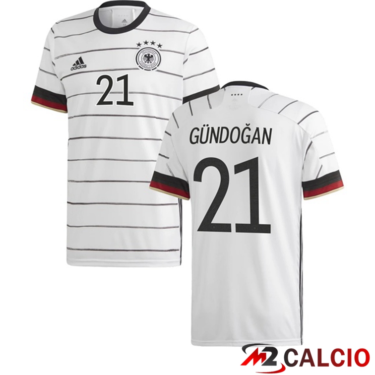 Maglie Calcio Personalizzate,Tute Calcio Squadre,Maglia Nazionale Italiana Calcio | Maglia Nazionale Germania (GUNDOGAN 21) Prima 2020/2021