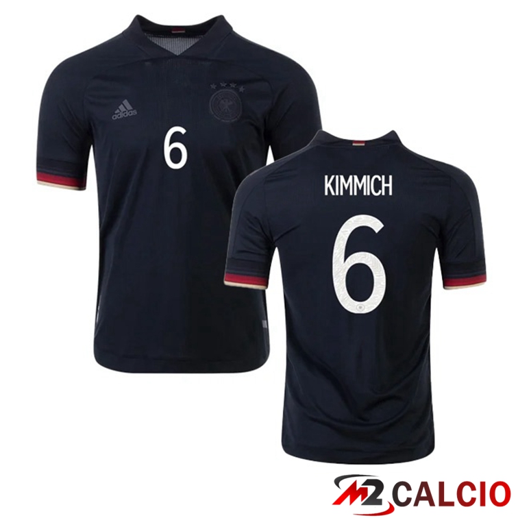 Maglie Calcio Personalizzate,Tute Calcio Squadre,Maglia Nazionale Italiana Calcio | Maglia Nazionale Germania (KIMMICH 6) Seconda 2020/2021