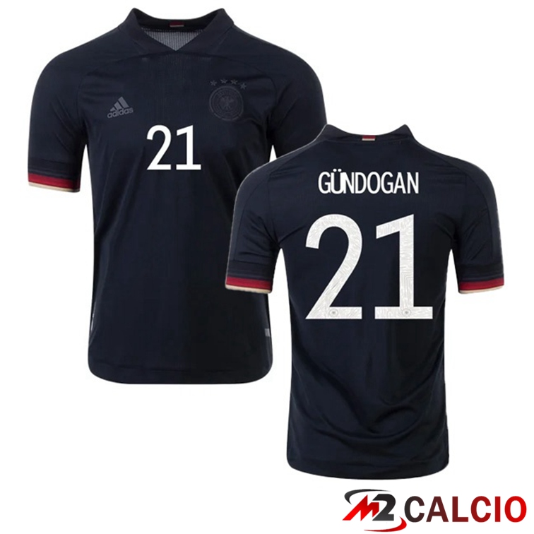 Maglie Calcio Personalizzate,Tute Calcio Squadre,Maglia Nazionale Italiana Calcio | Maglia Nazionale Germania (GUNDOGAN 21) Seconda 2020/2021