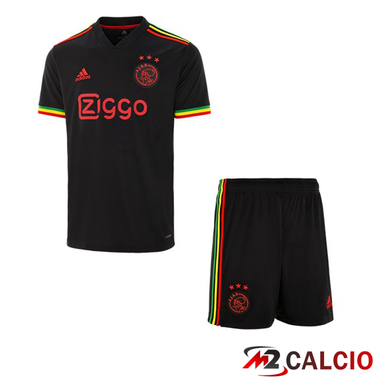 Maglie Calcio Personalizzate,Tute Calcio Squadre,Maglia Nazionale Italiana Calcio | Maglia AFC Ajax Bambino Terza 2021/22
