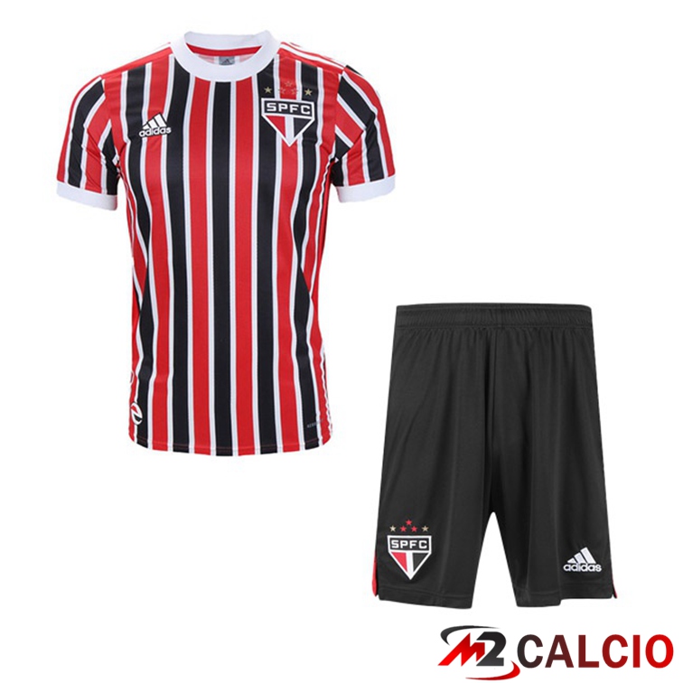 Maglie Calcio Personalizzate,Tute Calcio Squadre,Maglia Nazionale Italiana Calcio | Maglia Sao Paulo FC Bambino Seconda 2021/22