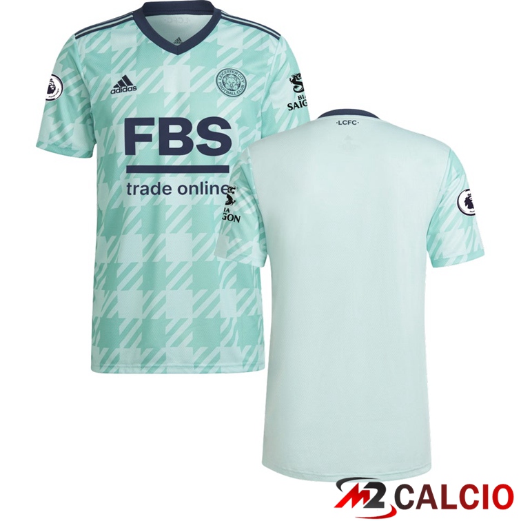 Maglie Calcio Personalizzate,Tute Calcio Squadre,Maglia Nazionale Italiana Calcio | Maglie Calcio Leicester City FC Seconda Verde Clair 2021/2022