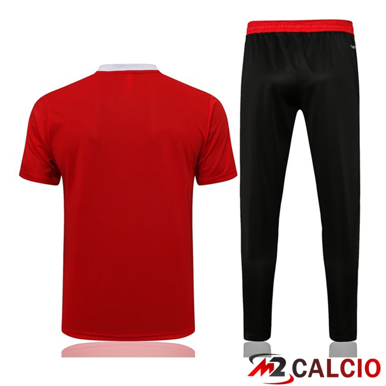 Maglia Polo Bayern Monaco + Pantaloni Rosso 2021/2022