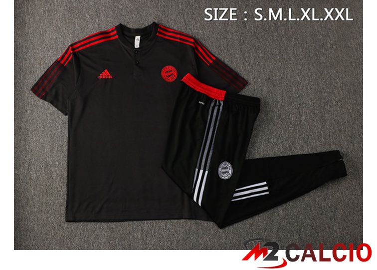Maglia Polo Bayern Monaco + Pantaloni Nero 2021/2022