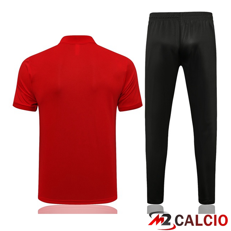 Maglia Polo Bayern Monaco + Pantaloni Rosso 2021/2022