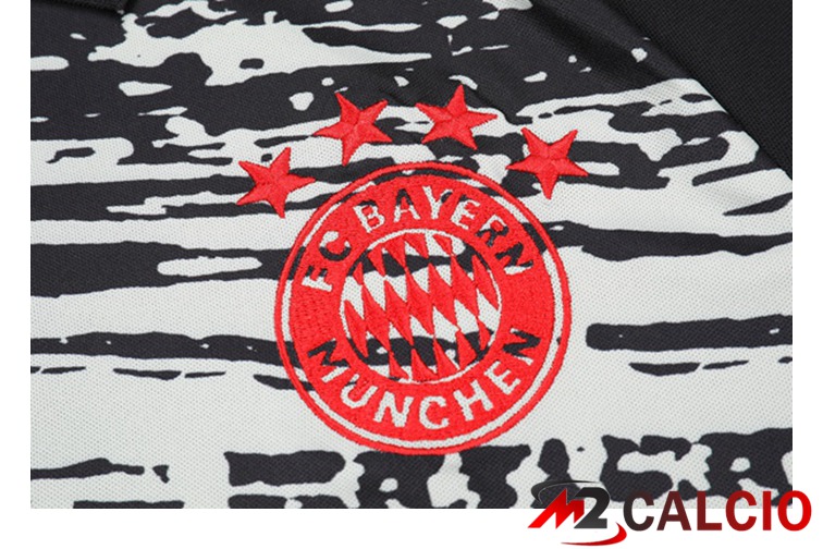 Maglia Polo Bayern Monaco + Pantaloni Grigio Nero 2021/2022
