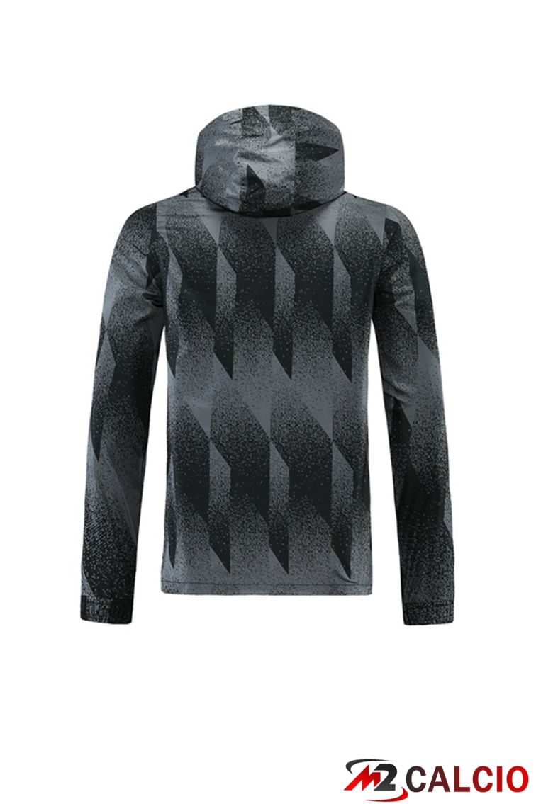 Giacca Con Cappuccio Tuta Bayern Monaco Nero Grigio 2021/2022