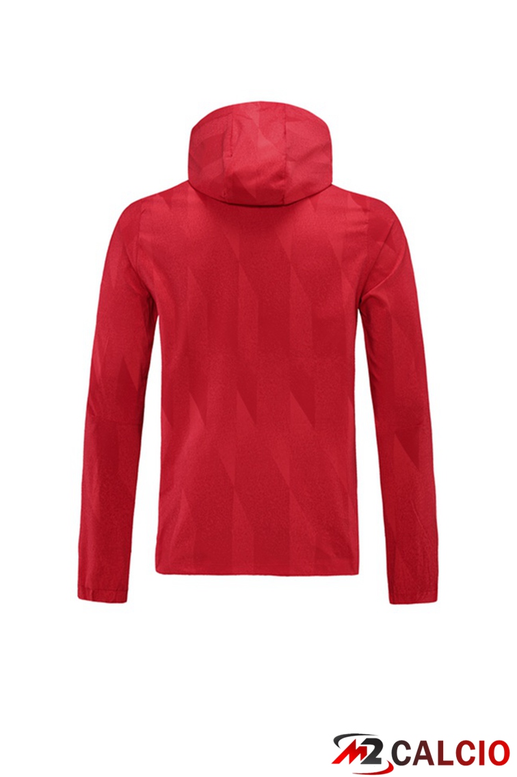 Giacca Con Cappuccio Tuta Bayern Monaco Rosso 2021/2022