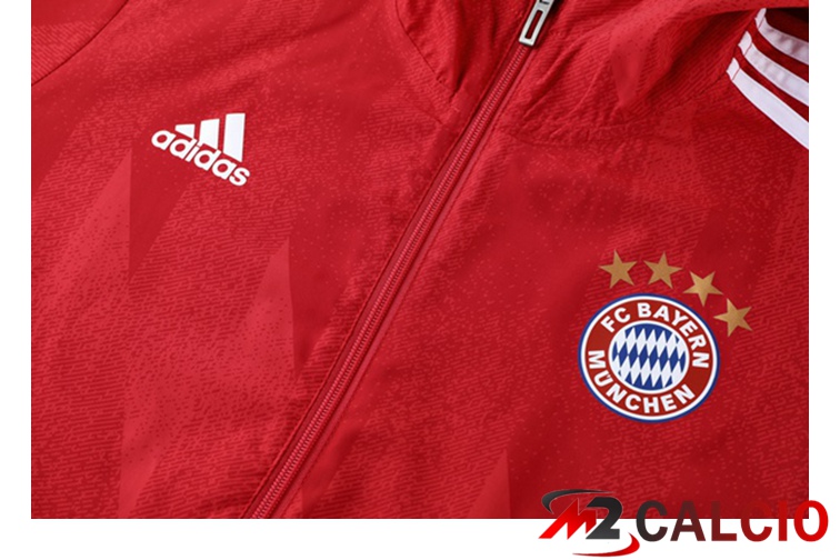 Giacca Con Cappuccio Tuta Bayern Monaco Rosso 2021/2022