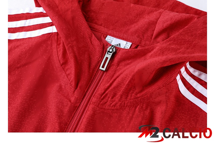 Giacca Con Cappuccio Tuta Bayern Monaco Rosso 2021/2022
