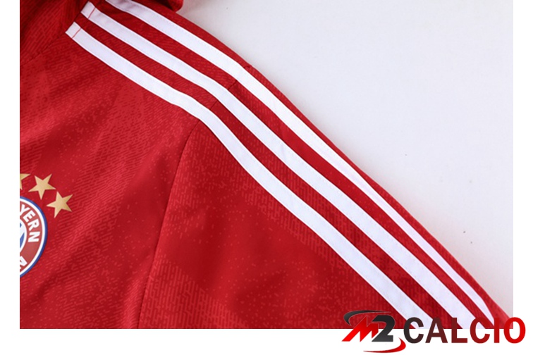 Giacca Con Cappuccio Tuta Bayern Monaco Rosso 2021/2022