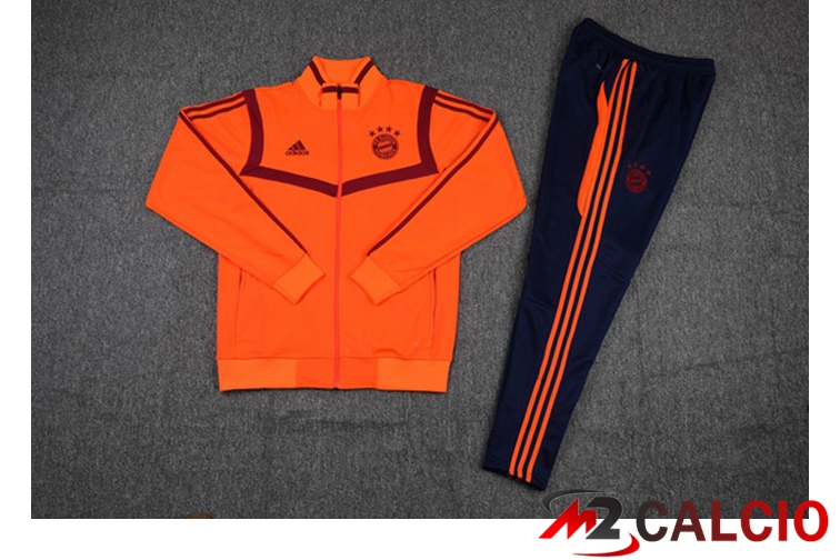 Insieme Tuta Calcio - Giacca Bayern Monaco Arancia 2021/2022