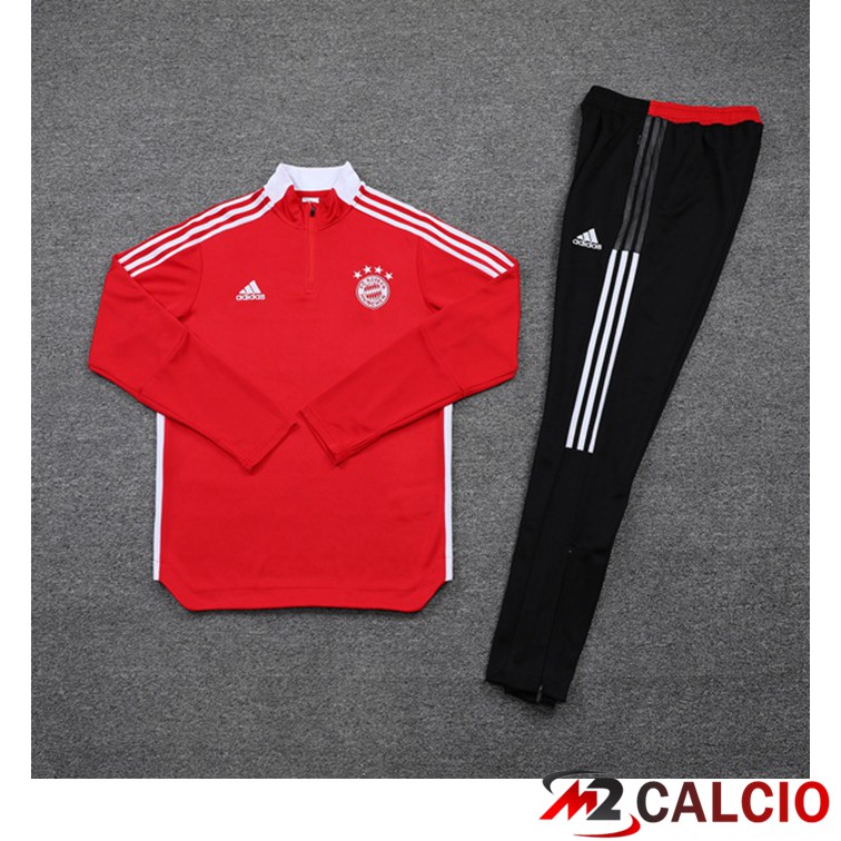 Insieme Tuta Calcio Bayern Monaco Rosso 2021/2022