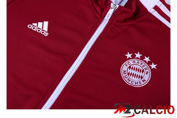 Insieme Tuta Calcio - Giacca Bayern Monaco Rosso 2021/2022