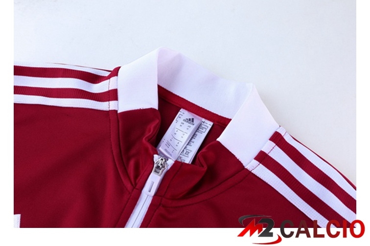 Insieme Tuta Calcio - Giacca Bayern Monaco Rosso 2021/2022