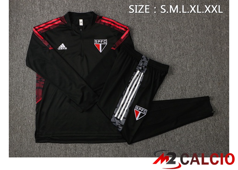 Insieme Tuta Calcio Sao Paulo FC Nero 2021/2022