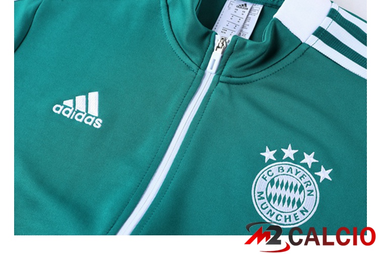 Insieme Tuta Calcio - Giacca Bayern Monaco Verde 2021/2022