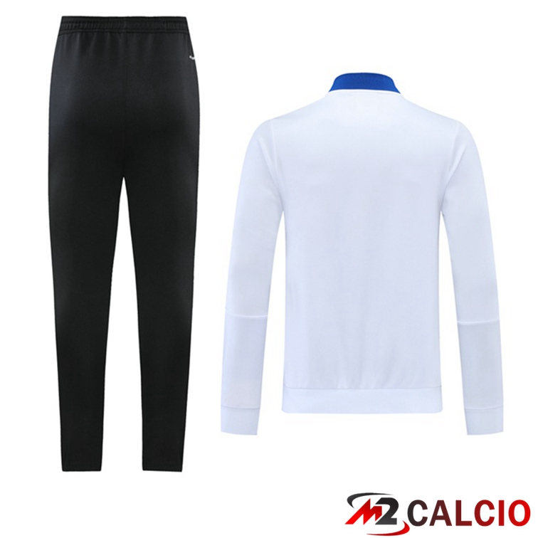 Insieme Tuta Calcio - Giacca Real Madrid Bianco 2021/2022
