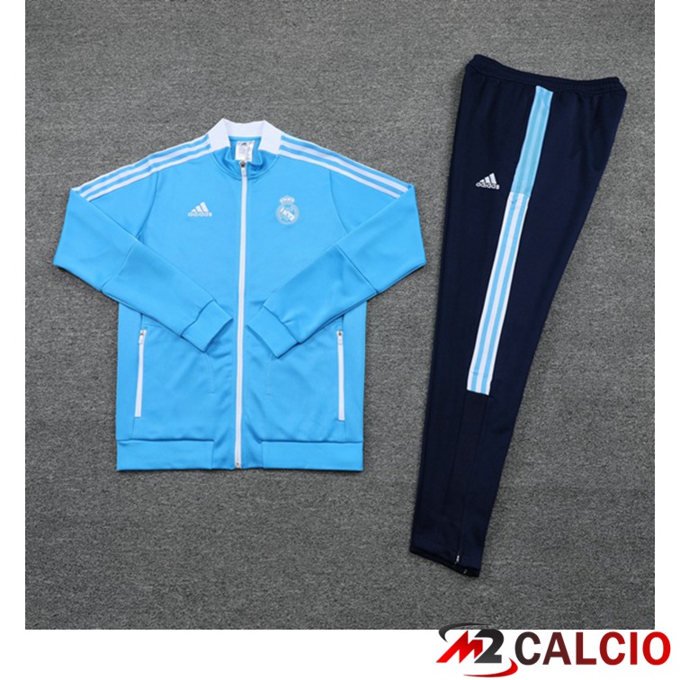 Insieme Tuta Calcio - Giacca Real Madrid Blu 2021/2022