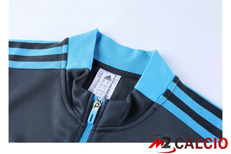 Insieme Tuta Calcio - Giacca Real Madrid Grigio 2021/2022