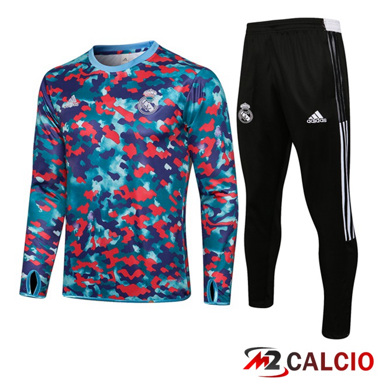 Maglie Calcio Personalizzate,Tute Calcio Squadre,Maglia Nazionale Italiana Calcio | Insieme Tuta Calcio Real Madrid Blu 2021/2022