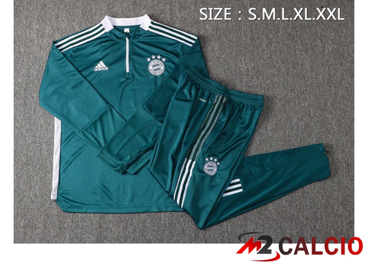 Insieme Tuta Calcio Bayern Monaco Verde 2021/2022