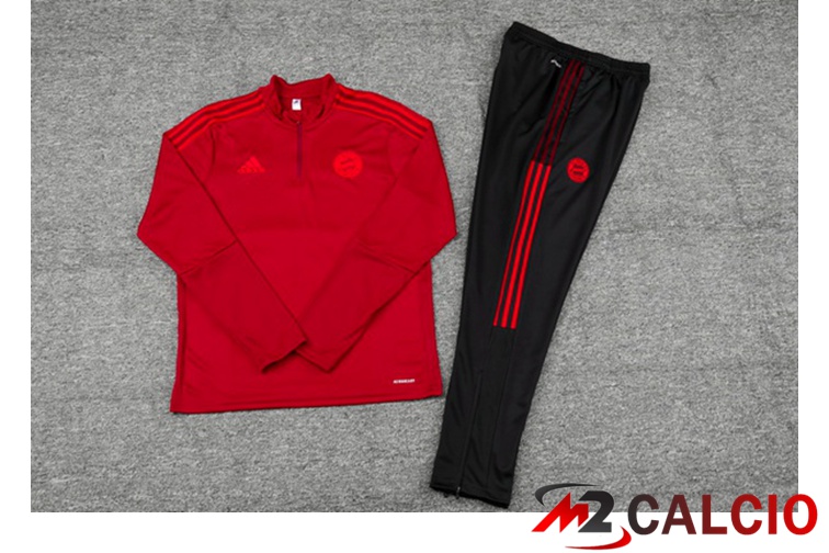 Insieme Tuta Calcio Bayern Monaco Rosso 2021/2022