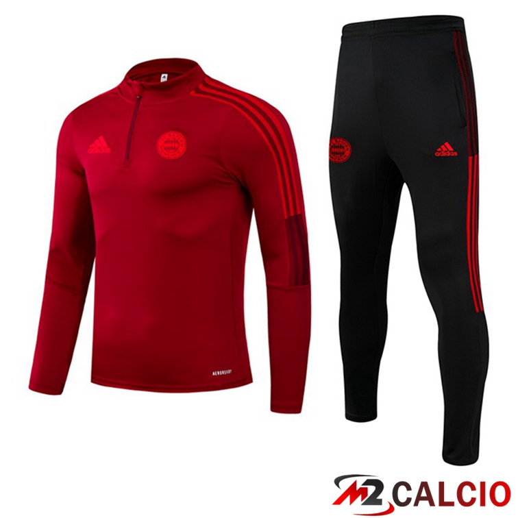 Maglie Calcio Personalizzate,Tute Calcio Squadre,Maglia Nazionale Italiana Calcio | Insieme Tuta Calcio Bayern Monaco Rosso 2021/2022