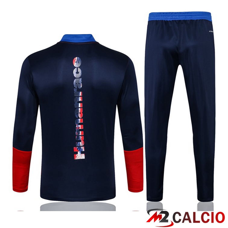 Insieme Tuta Calcio Bayern Monaco Rosso Blu 2021/2022