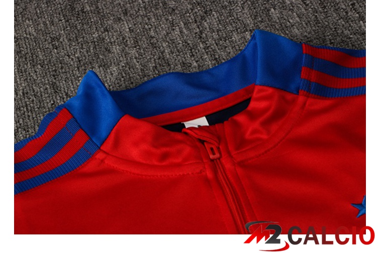 Insieme Tuta Calcio Bayern Monaco Rosso Blu 2021/2022