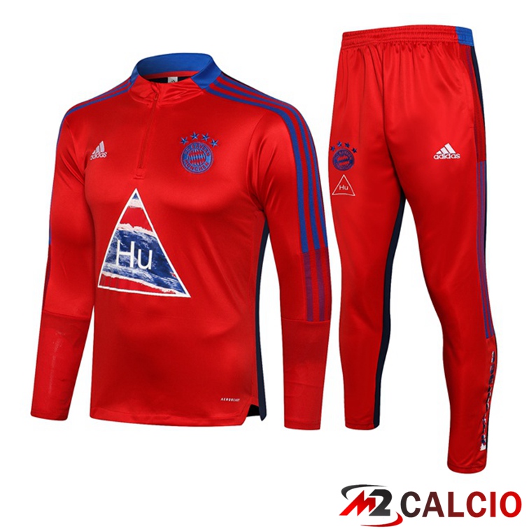 Maglie Calcio Personalizzate,Tute Calcio Squadre,Maglia Nazionale Italiana Calcio | Insieme Tuta Calcio Bayern Monaco Rosso Blu 2021/2022